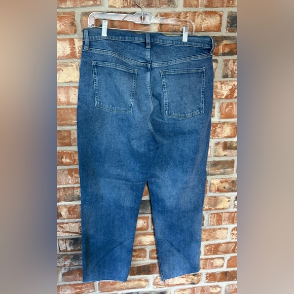 Old Navy Sky-Hi Straight Jeans - Dark Blue - Picture 2 of 10